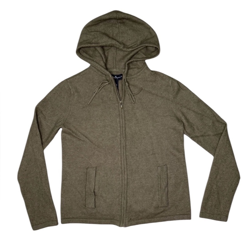 Mercer & Madison Angora rabbit hair hoodie